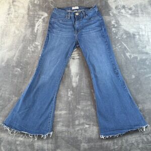 Judy Blue Women's Jeans Flare Size 9/29 Raw Hem High Rise